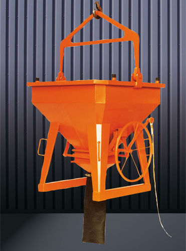 Benna per calcestruzzo ottagonale - 1031H series - Eichinger Equipement - con tubo di scarico