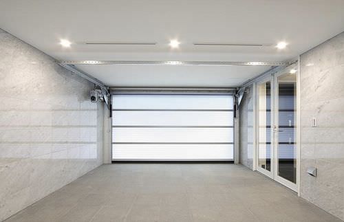 Porta sezionale - HTU - Puertas Angel Mir - in fibra di vetro / da esterno / industriale