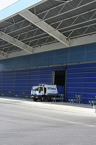 Porta ad impacchettamento - Grand-Pass - Puertas Angel Mir - per hangar / industriale / di grandi dimensioni