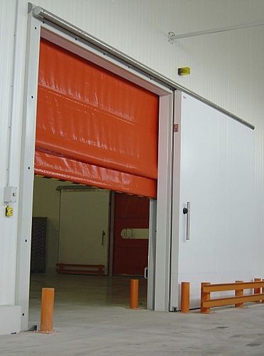 Porta ad impacchettamento - Instant-Pass Iso - Puertas Angel Mir - in PVC / per cella frigorifera / industriale