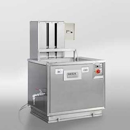 Sistema di pulizia ad ultrasuoni - Micro + Hega Surfaces GmbH - automatico / con trasportatore