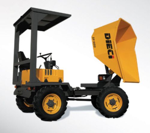 Dumper gommato - DP1000 PA - DIECI S.r.l. - diesel / a scarico frontale / autocaricante
