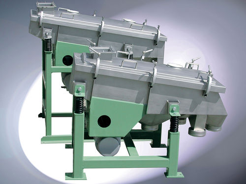 Vaglio a vibrazione lineare - G series - Vibra Schultheis - per prodotti sfusi / in acciaio inossidabile