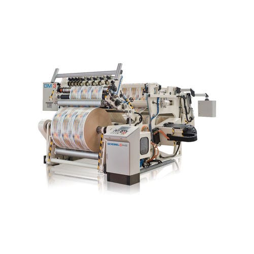 Taglierina ribobinatrice monoalbero - GM 3 - GOEBEL IMS - per carta / per l'industria dell'imballaggio