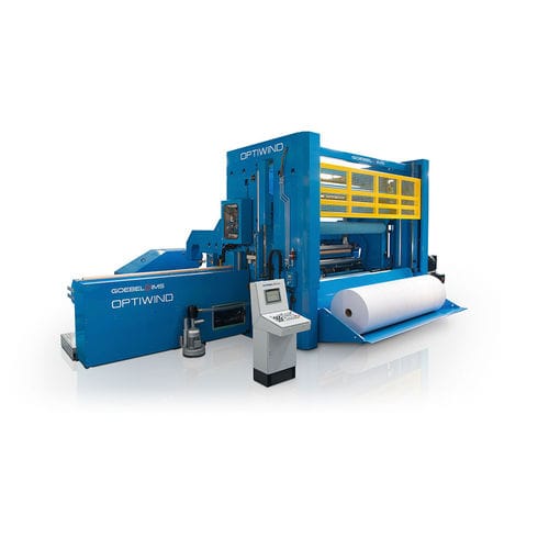 Avvolgitrice di carta - OPTIWIND - GOEBEL IMS - automatica / a motore / a 2 alberi