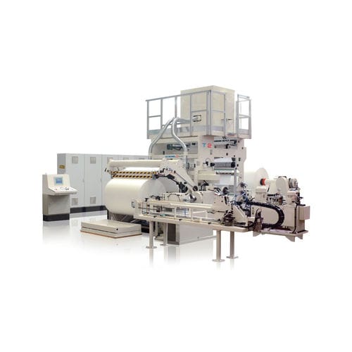 Taglierina ribobinatrice per carta - T 2 - GOEBEL IMS - automatica / monoalbero