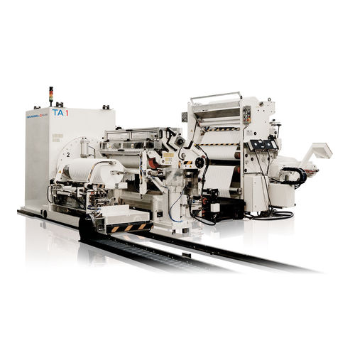 Taglierina ribobinatrice automatica - TA series - GOEBEL IMS - monoalbero / per carta