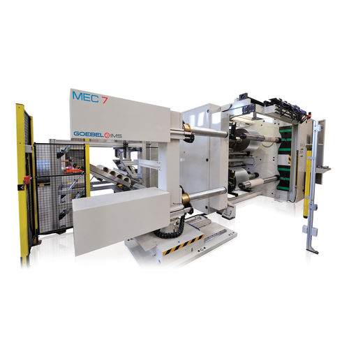 Taglierina ribobinatrice per pellicole plastiche - MEC 7 - GOEBEL IMS - automatica / per l'industria agroalimentare