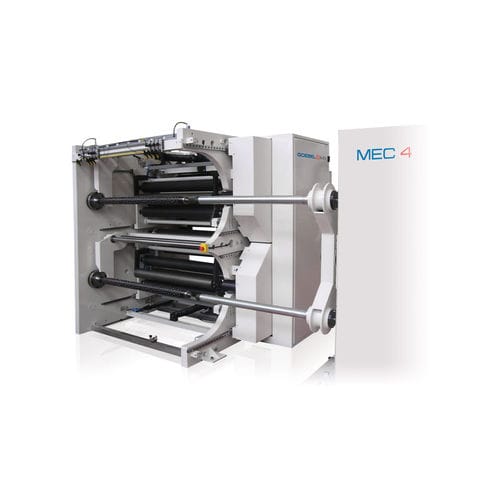Taglierina ribobinatrice automatica - MEC 4 - GOEBEL IMS - per pellicole plastiche / per foglio in alluminio