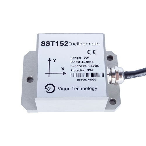 Sensore di inclinazione RS-485 - SST100 - Shanghai Vigor Technology Development Co., Ltd. - multiasse / MEMS / con scatola in alluminio