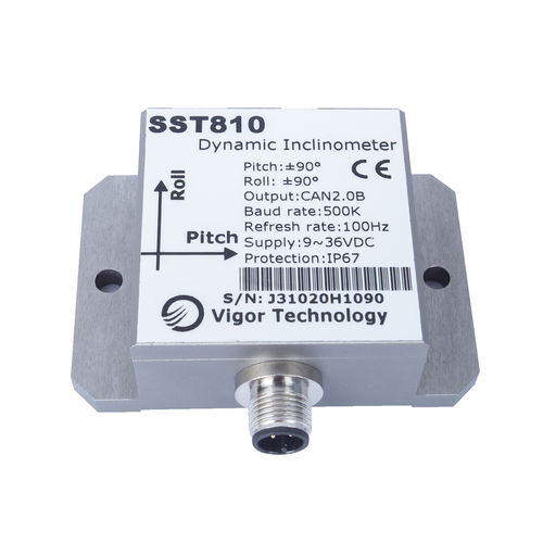 Inclinometro triassiale - SST810 - Shanghai Vigor Technology Development Co., Ltd. - RS-232 / MEMS / inerziale