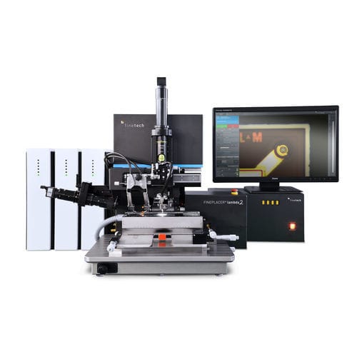 Microsaldatrice per chip flip-chip - FINEPLACER® lambda 2 - Finetech - sub-micronica / automatizzata / per microassemblaggi