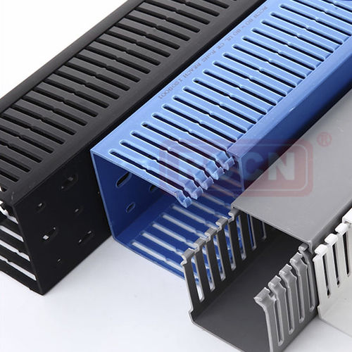 Canale di cablaggio - HVDRF series - Shanghai Richeng Electronics - in PVC / con scanalature / rigido