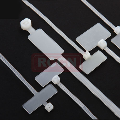 Fascetta stringitubo in nylon - MCV series  - Shanghai Richeng Electronics - a filo / con portaetichette