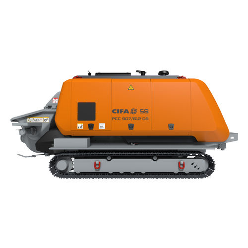 Pompa per calcestruzzo cingolata - PCC_907 - CIFA S.p.A - per cantiere / a pistone