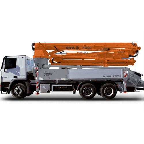Pompa autocarrata per calcestruzzo per cantiere - K30L - CIFA S.p.A