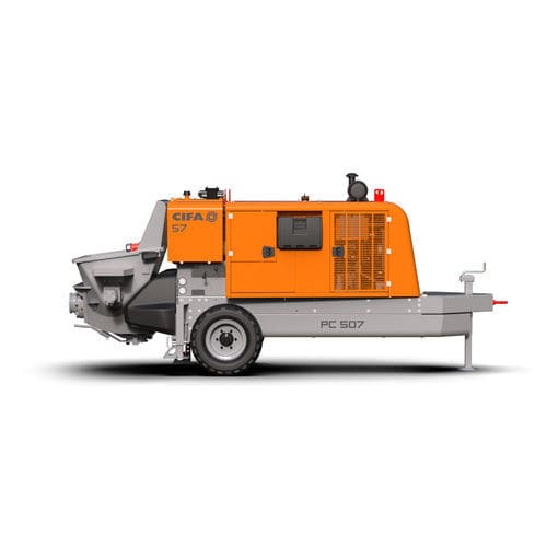 Pompa per calcestruzzo montata su rimorchio - PC 507 - CIFA S.p.A - per cantiere / diesel