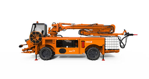 Pompa per calcestruzzo mobile - ELK - CIFA S.p.A - per cantiere / diesel / elettrica