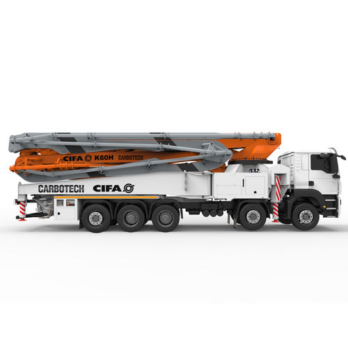 Pompa autocarrata per calcestruzzo per cantiere - K60H - CIFA S.p.A