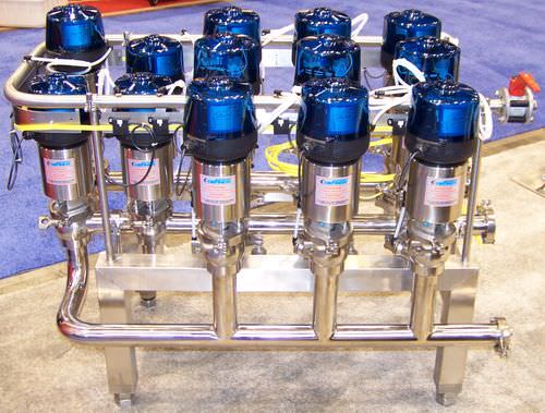 Valvola di arresto - Top Line Process Equipment Company - per liquidi alimentari e bevande