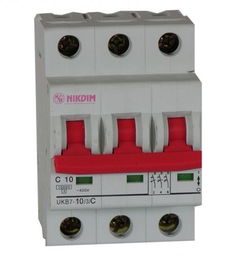 Interruttore automatico con dispersione a terra - MCB - NIKDIM - modulare / in scatola stampata / piccolo