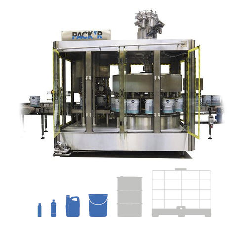 Riempitrice tappatrice ponderale - REVO-S - PACK'R - per prodotti liquidi / automatica / ad alta velocità