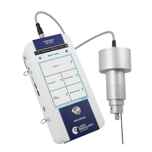 Viscosimetro rotativo - PORTABLE RM100 - LAMY RHEOLOGY - da laboratorio / per l'industria agroalimentare / per rivestimento