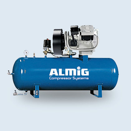 Compressore a pistone - A & A-O series - ALMIG Kompressoren GmbH - d'aria / elettrico / fisso