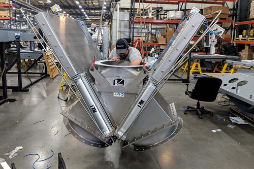 Valvola deviatrice per pulverulenti - VXX - Vortex Global - per materiali secchi alla rinfusa / a gravità