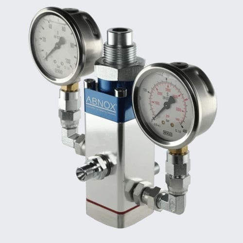 Regolatore di pressione per olio - MDR-LW04-1M, MDR-LW04-2M  - ABNOX - a pistone / monostadio / industriale
