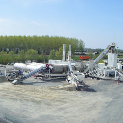 Impianto di produzione d'asfalto continuo - TSM28 MAJOR - ERMONT SAS - a flusso parallelo