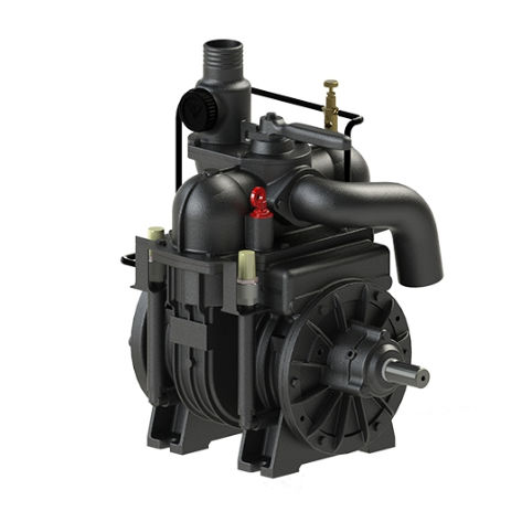 Pompa a vuoto a palette - BALLAST 3500-4500-6000-7500 - BATTIONI PAGANI POMPE - lubrificata / monostadio / raffreddata ad aria