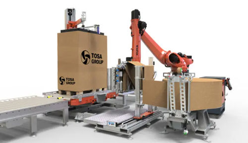 Avvolgitrice fasciapallet orizzontale - TOSA CAI LUN - Tosa - robotizzata / di depolverazione / per pellicola estensibile