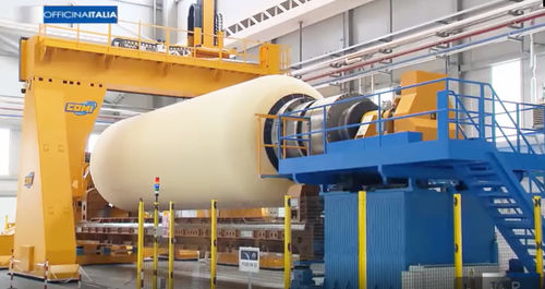 Centro di lavoro CNC 5 assi - LABORSPACE - COMI GROUP - orizzontale / per compositi / con portale mobile