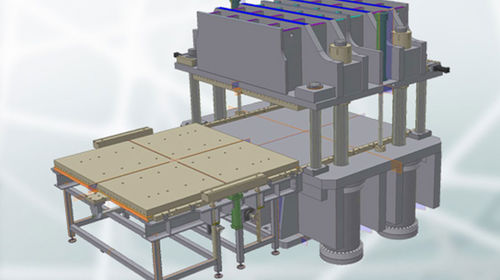 Pressa idraulica - Carbontech - COMI GROUP - a compressione / di produzione / per materiali compositi