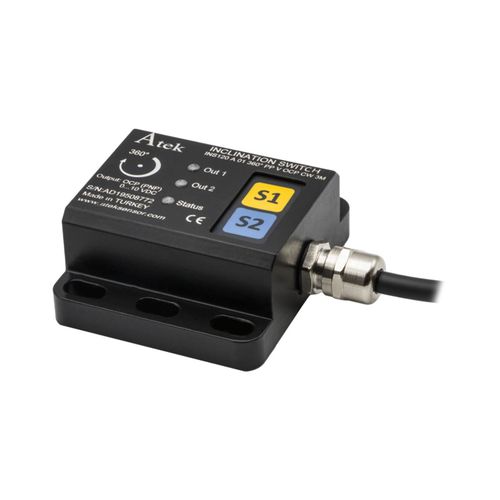 Inclinometro monoassiale - INS 120 - ATEK SENSOR TECHNOLOGIE - analogico / IP67