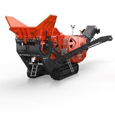 Frantoio a ganascia - J-1280 Hybrid - TEREX Mobile Processing Equipment - mobile / cingolato