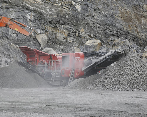 Frantoio a percussione - I-120 - TEREX Mobile Processing Equipment - mobile / con motore diesel / ad asse orizzontale