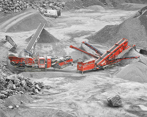 Vaglio per setacciatura a secco - 696 3-Deck - TEREX Mobile Processing Equipment - per cantiere di costruzione / per miniere / per legno
