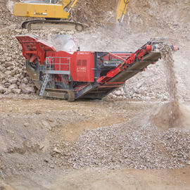 Frantoio a ganascia - J-1480 - TEREX Mobile Processing Equipment - mobile / con motore diesel / primario