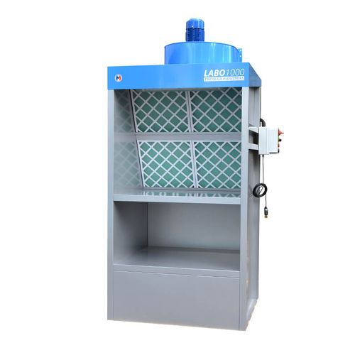 Cabina di verniciatura aperta - Labo 1000 - Tricolor Industries - per pezzi di ricambio / per applicazioni aeronautiche / con filtro secco