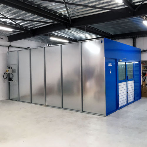 Cabina di verniciatura chiusa - Alto - Tricolor Industries - per pezzi di ricambio / per applicazioni ferroviarie / per applicazioni aeronautiche