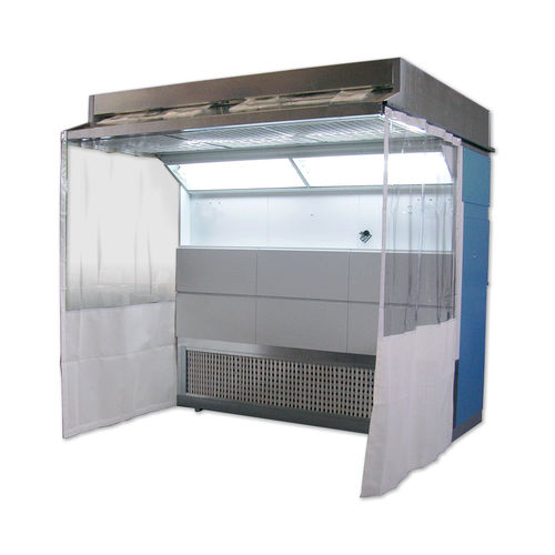 Cabina di verniciatura aperta - ECOSMART series - Tricolor Industries - per veicolo / per applicazioni ferroviarie / per applicazioni aeronautiche