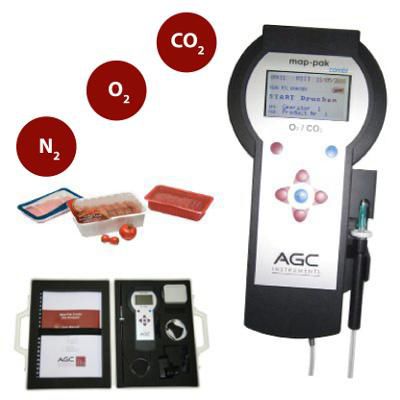 Analizzatore di ossigeno - Map-Pak - AGC Instruments - di biossido di carbonio / di gas / per MAP