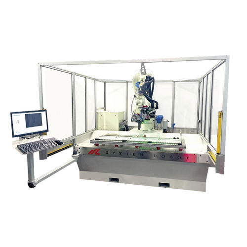 Cella robotizzata per collegamenti elettrici - SYNDY 1 - SYSTEM ROBOT AUTOMAZIONE - per l'industria dell'illuminazione / compatta
