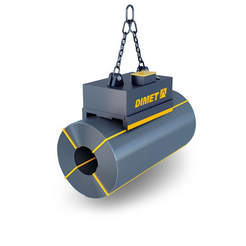Elettromagnete di sollevamento a commutazione elettrica - EMGK series - DIMET GmbH - per movimentazione / per gru / rettangolare
