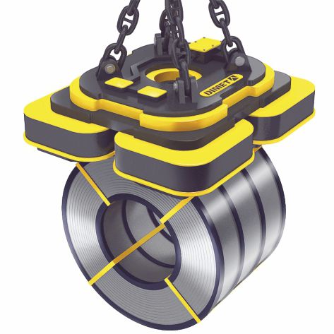Elettromagnete di sollevamento per bobina - EMGU SERIES - DIMET GmbH - a commutazione elettrica / per movimentazione