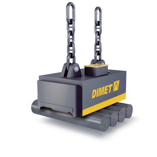 Elettromagnete di sollevamento a commutazione elettrica - EMGS series - DIMET GmbH - per movimentazione di ferraglia / per macchina di manutenzione / per lamiera