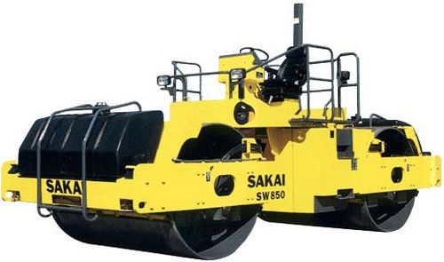 Rullo compattatore tandem - 12 500 kg ( 27 560 lbs ) | SW850 - SAKAI HEAVY INDUSTRIES - a vibrazione / articolato