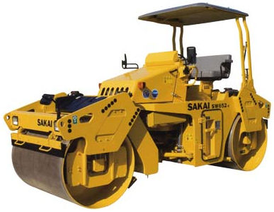 Rullo compattatore tandem - max. 8 000 kg (17 640 lbs ) | SW652-1/SW652-1K Series - SAKAI HEAVY INDUSTRIES - a vibrazione / articolato